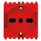 Vimar - 19210.R - Toma 2P+T 16A universal rojo