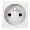 Vimar - 19212.AB.B - 2P+E16A FR outlet antibacterial white