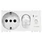 Vimar - 19286.B - 2P+E 16A P30 outlet +C16 RCBO white