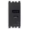 Vimar - 19292.AC - A+C-USB supply unit 12W2,4A5V 1M grey