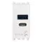 Vimar - 19292.AC.B - A+C-USB supply unit 12W2,4A5V 1M white