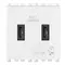 Vimar - 19295.CC.B - Alimentador USB C+C 15W 3A 5V 2M blanco