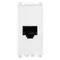 Vimar - 19320.AB.B - RJ11 phone jack 6/4 antibacterial white