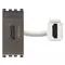 Vimar - 19346.M - HDMI outlet Metal