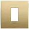 Vimar - 19641.12.01 - Classic plate 1M metal brushed brass