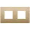 Vimar - 19643.78 - Plate 4M(2+2x71) technopolymer matt gold