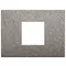 Vimar - 19652.04 - Classic plate2centrM metal matt titanium