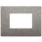 Vimar - 19653.04 - Plaque Classic 3M métal titane mat