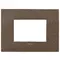 Vimar - 19953.24 - Plaque fit 3M métal bronze mat