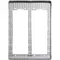 Vimar - 1P22 - 2x2M cover plates trim, steel