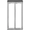 Vimar - 1P32 - 2x3M cover plates trim, steel