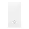 Vimar - 20021.L.B - Button 1M light symbol white