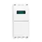 Vimar - 20068.V.B - 1P NO 10A push +green indicator white