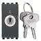 Vimar - 20086 - 2P NO 16A push button +key grey