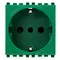 Vimar - 20209.V - 2P+E 16A P30 outlet green