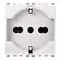 Vimar - 20210.B - 2P+E 16A universal outlet white