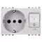 Vimar - 20276.N - 2P+E 16A P30 outlet+C16 CB Next