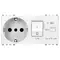 Vimar - 20286.B - 2P+E 16A P30 outlet+C16 RCBO white