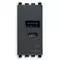 Vimar - 20292.AC - Alimentation USB A+C 12W2,4A5V 1M gris