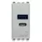 Vimar - 20292.AC.N - Alimentation USB A+C 12W2,4A5V 1M Next