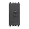 Vimar - 20292.CC - Alimentatore USB C+C 15W 3A 5V 1M grigio