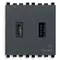Vimar - 20295.AC - A+C-USB supply unit 15W 3A 5V 2M grey