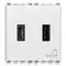 Vimar - 20295.AC.B - A+C-USB supply unit 15W 3A 5V 2M white