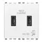 Vimar - 20295.CC.B - C+C-USB supply unit 15W 3A 5V 2M white