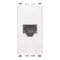 Vimar - 20320.B - RJ11 phone jack 6/4 white