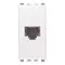 Vimar - 20321.B - Connecteur téléphonique RJ12 6/6 blanc