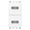 Vimar - 20388.B - Neutral double indicator unit white