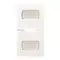 Vimar - 20531.2T.B - Button 1M with 2 name-plates white