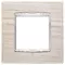 Vimar - 20642.C32 - Plaque Classic 2M Wood rouvre blanc