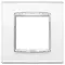 Vimar - 20642.C81 - Placa Classic 2M Glass plata mirror