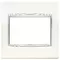 Vimar - 20648.C01 - Plaque Classic 3MBS Bright blanc arctiqu