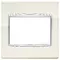 Vimar - 20648.C02 - Classic plate 3MBS Bright antique white