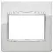 Vimar - 20648.C10 - Classic plate 3MBS Bright metallic silve