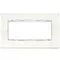 Vimar - 20649.C01 - Plaque Classic 5MBS Bright blanc arctiqu