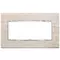 Vimar - 20649.C32 - Placa Classic 5MBS Wood roble blanco