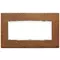 Vimar - 20649.C35 - Classic plate 5MBS Wood Italian walnut