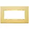 Vimar - 20649.G21 - Placa Classic 5MBS Galvan.oro satinado