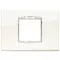 Vimar - 20652.C01 - Classic plate 2centrM Bright arctic whit