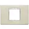 Vimar - 20652.C07 - Classic plate 2centrM Bright champagne