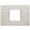 Vimar - 20652.C32 - Placa Classic2McentrBS Wood roble blanco