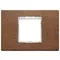 Vimar - 20652.C35 - Classic plate 2centrMBS Wood Italian wal