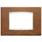 Vimar - 20653.C35 - Placa Classic 3M Wood nogal italiano