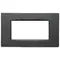 Vimar - 20654.15 - Placca Classic 4M antracite matt