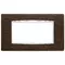 Vimar - 20654.C31 - Placa Classic 4M Wood wengé africano