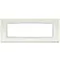 Vimar - 20657.C02 - Placa Classic 7M Bright blanco antiguo