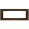 Vimar - 20657.C31 - Placa Classic 7M Wood wengé africano